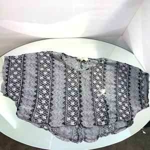 Lace crop top XS made in USA